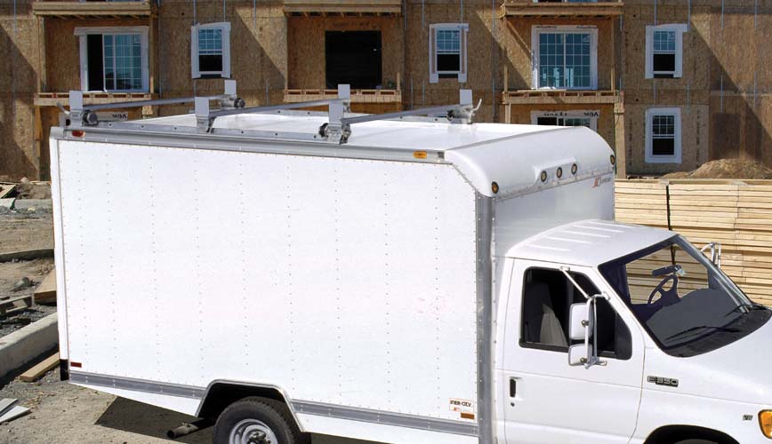 Utility Rig ladder rack for enclosed body trucks / box trucks