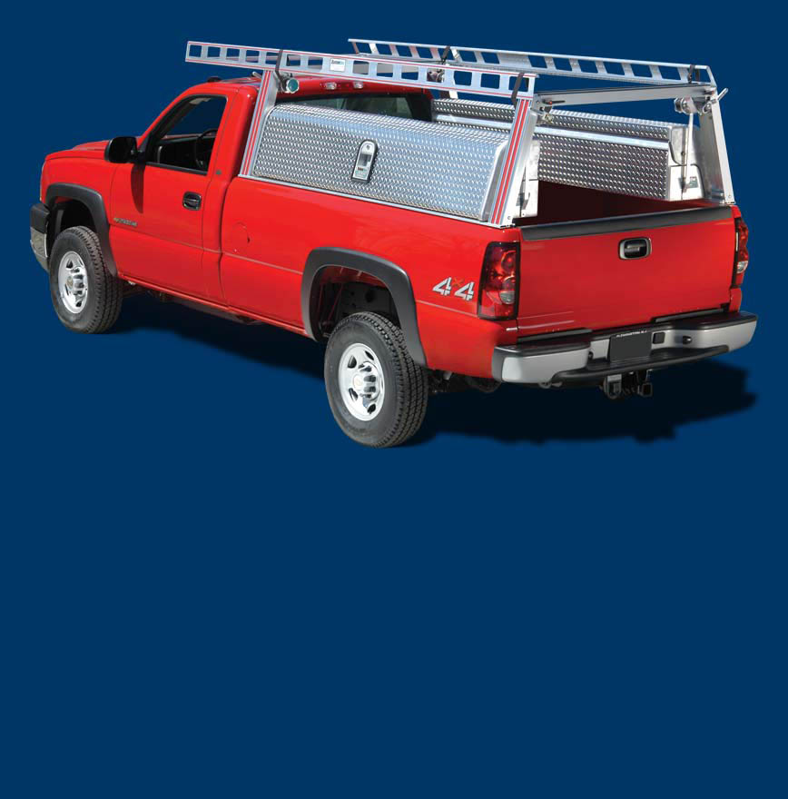Ladder Racks With Tool Boxes